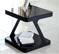 simple modern tempered glass coffee table creative living room small square tea table corner several sofa small side table small