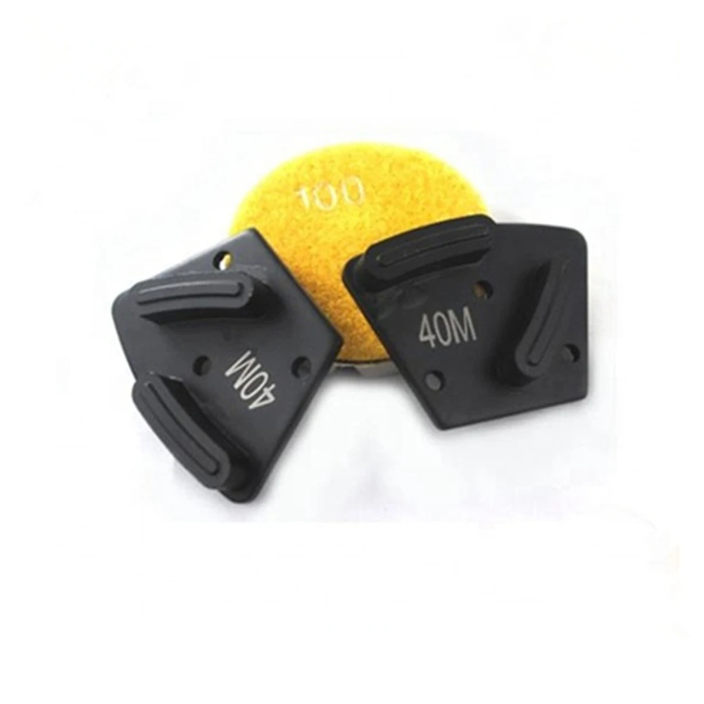 

CT05 Diamond Floor Polishing Tools Meatl Abrasive Disc Trapezoid Two Strip Segments Grinding Plates for Diamatic Blastrac 12PCS