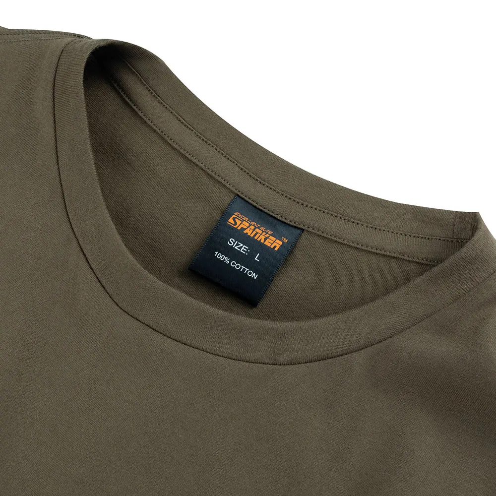 Футболка мужская хлопковая с коротким рукавом отличный Элитный спанкер уличная