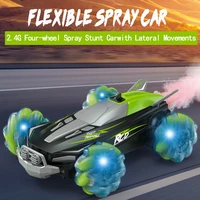 2021 new rc car 4wd 2 4ghz remote control stunt drift off road car gesture sensor music spray light 360 degree flip rc cars toy