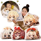 Аниме игра Genshin ударный плюшевый раньше Xiao Hu Tao Morax Косплей Куклы Мягкие плюшевые куклы игрушки Диван Подушка
