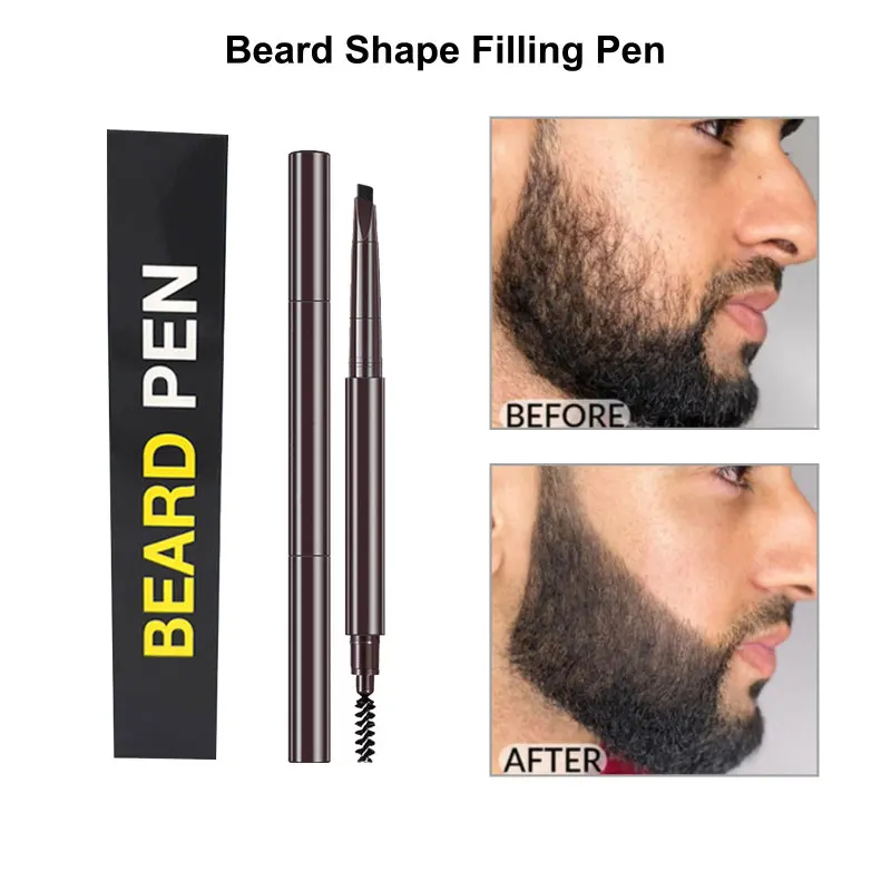 

Мужской модный усилитель для макияжа для бороды водостойкий наполнитель для окрашивания усов и бороды инструменты против выпадения волос ...