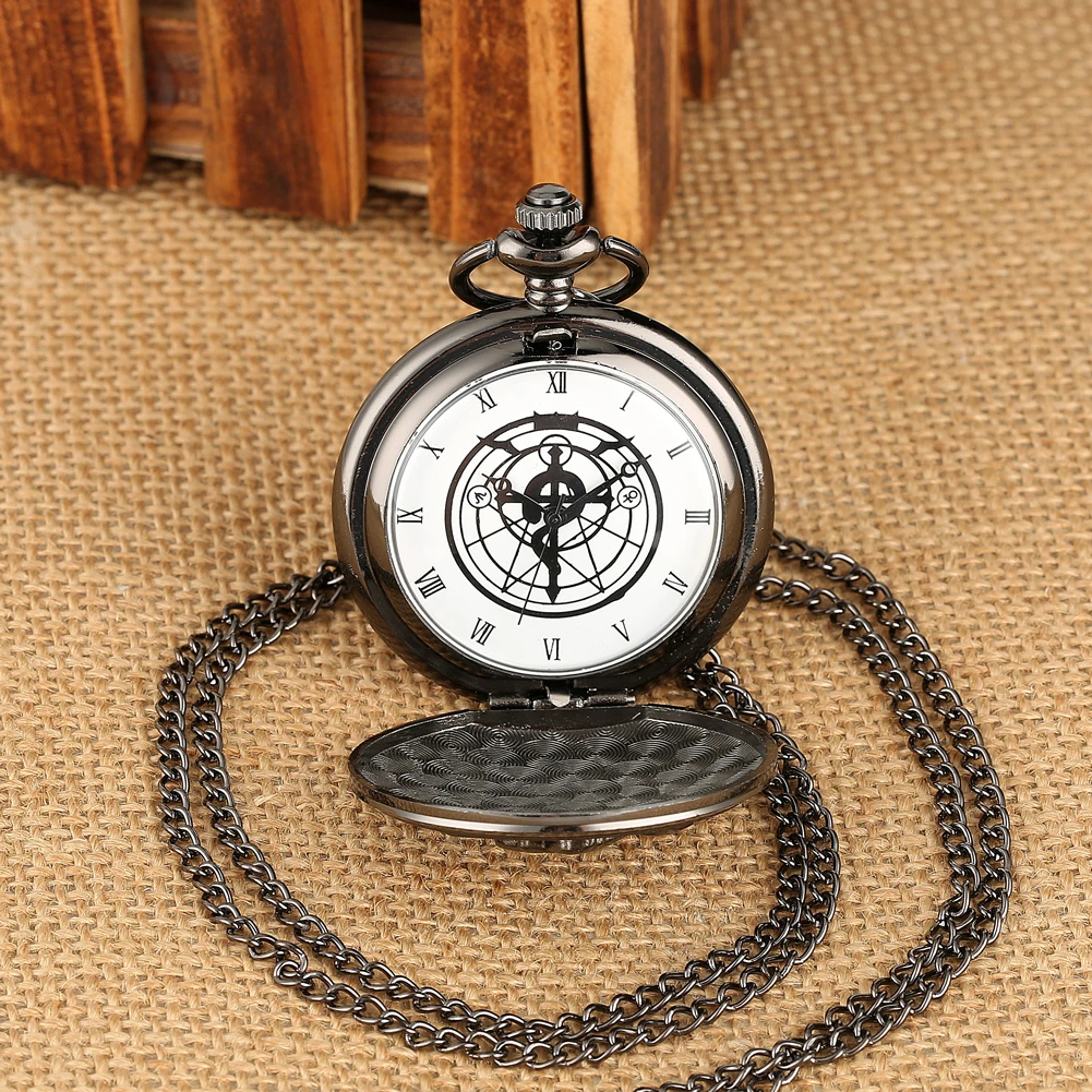 Personality Retro Quartz Pocket Watch Necklace Gift Box Fob Watch Chain Pendant High Grade Gifts Sets for Friend