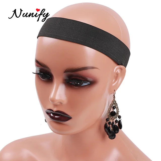 Nunify 5pcs/lot Edge Elastic Band Black Edges Hair Wrap For Baby Hair, Wig  Hair Band With Velcro Adjustable Edge Laying Band - Wig Band - AliExpress