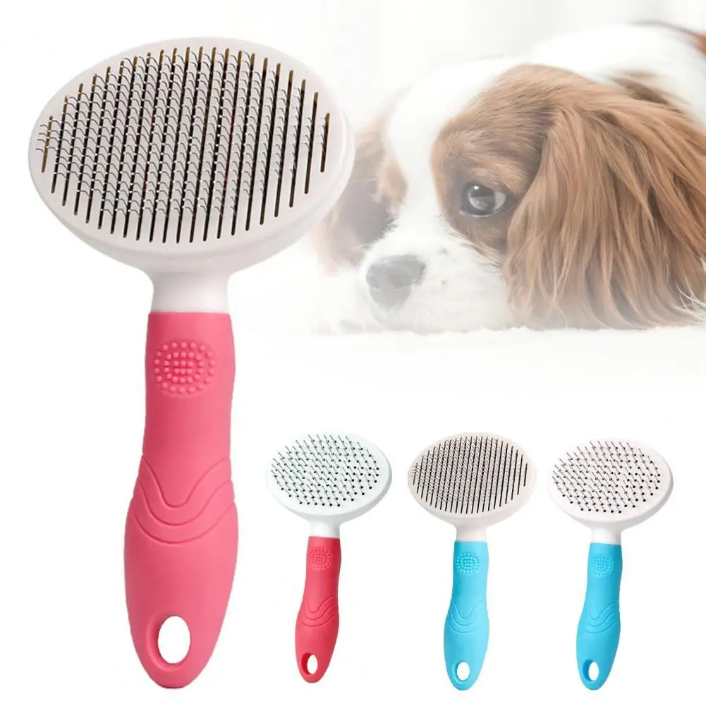 

Cat Dog Hair Brush Remover Grooming Comb Pet Cleaning Supplies with Long Handle
