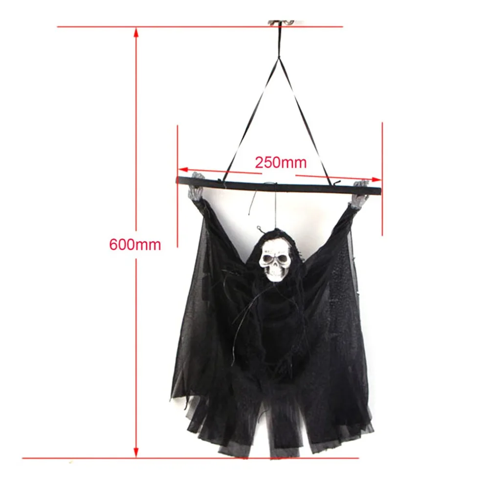 Скелет с голосовым активированием череп на Хэллоуин подвесное украшение