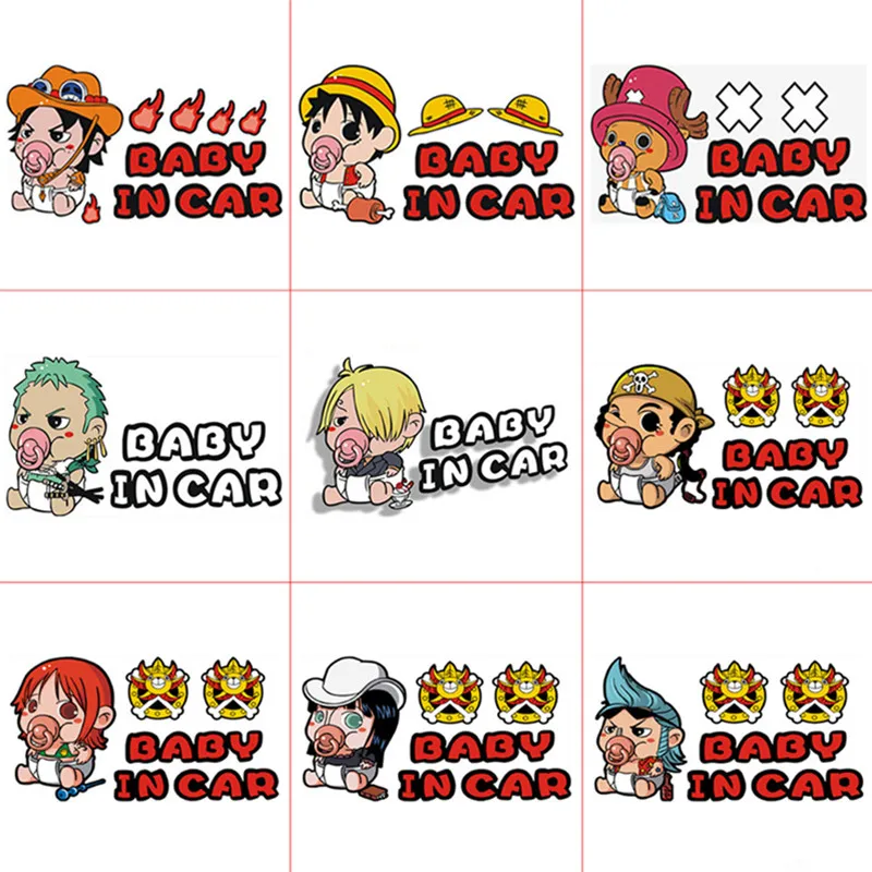 Ребенок на борту предупреждение виниловые наклейки забавные Пираты Карибского