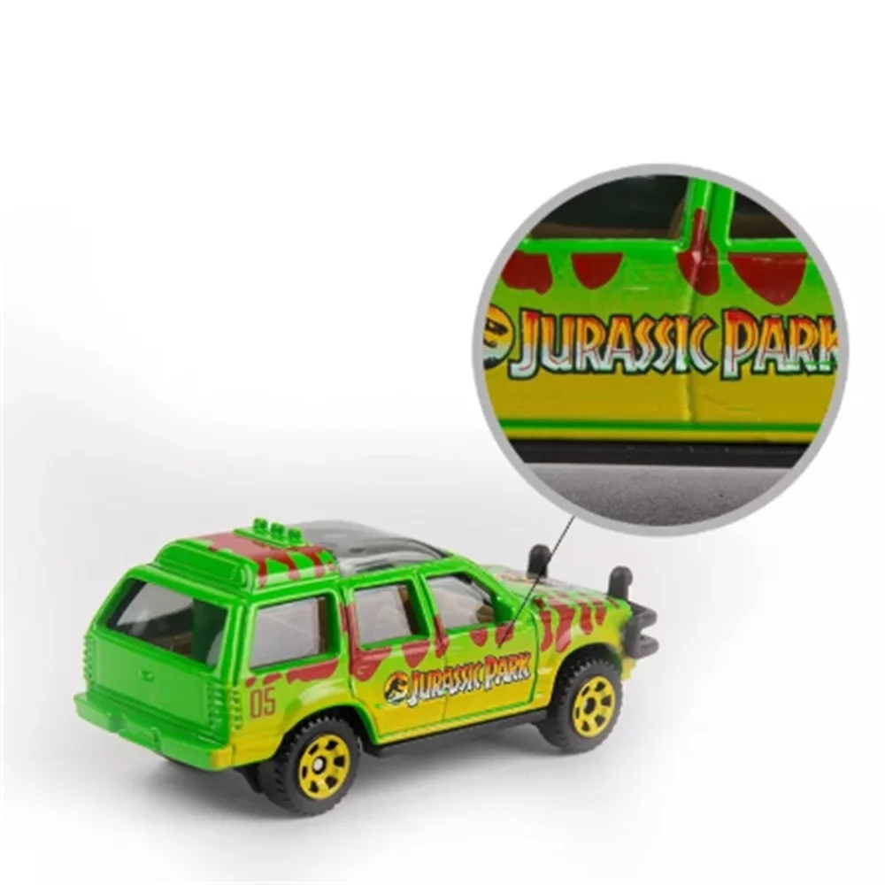 Mattel Matchbox 1:64 мир Юрского периода фильм автомобиль из сплава той же модели 5