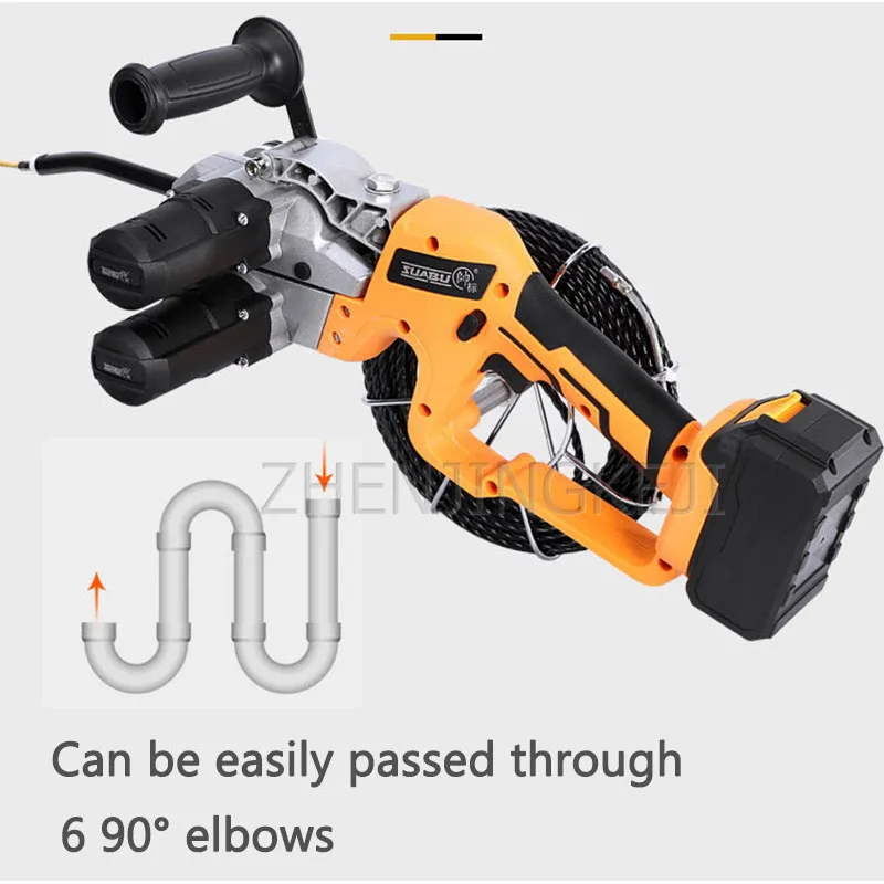 Lithium Battery Pull Line Stringing Machine Equipment High Power Chargeable Electrician Electric Cable Cross Leading Tools | Инструменты