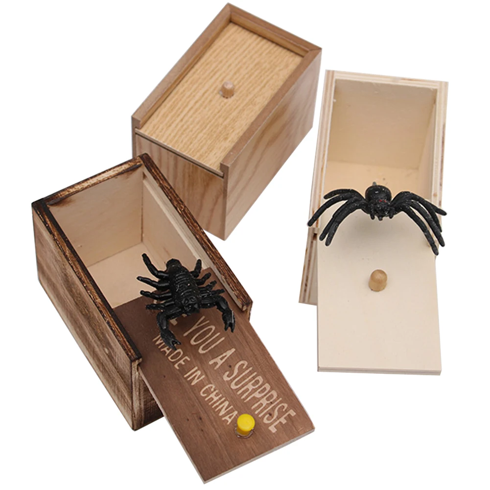 Трюк дерево ужасный кляп ненастоящий паук Забавный офис Дети чехол шалость