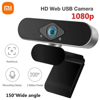xiaomi xiaovv 1080p webcam with microphone 150%c2%b0 wide angle hd camera laptop computer webcast for zoom youtube skype web cam