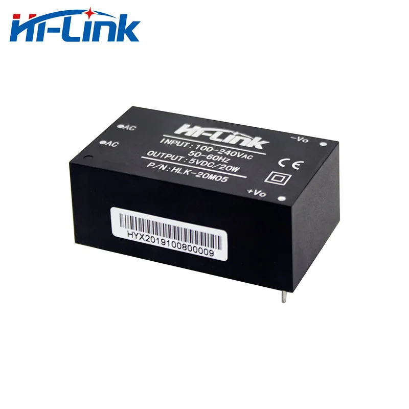 Бесплатная доставка acdc конвертер 220V вход 20W 5V 4A выход 10 шт./лот адаптер питания HLK