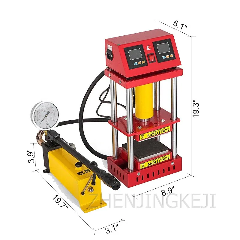 

Rosin Heat Transfer Machine Upper And Lower Boards Double-sided Heat Manual Hydraulic Rosin Pressing Machine Pressing Tool