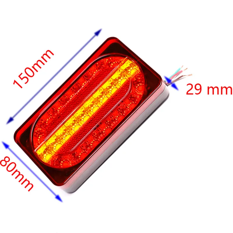 

LED Car Lamp Auto Rear Tail Lights Lamp Brake Stop Light Waterproof for Trailer Caravan Truck Lorry 12V