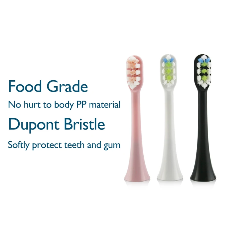 Сменная насадка щетки превосходная Глубокая очистка мягкие щетинки Dupont