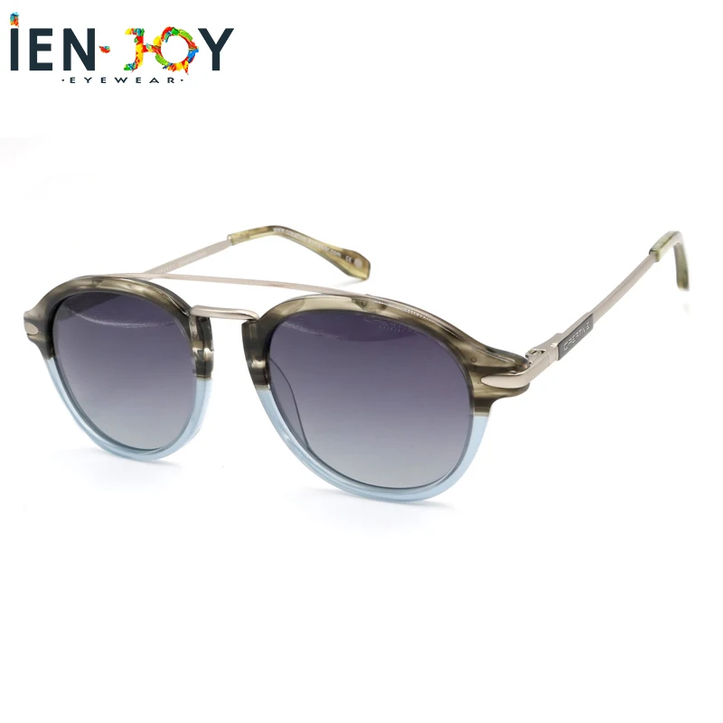 

IENJOY New Polarized Sunglasses Luxury Brand Designer Women Men Vintage Acetate Sun glasses Retro Sunglass UV400 gafas de sol