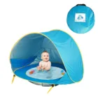 12 стилей, детская Пляжная палатка с бассейном, улучшенная, Легко складывающаяся и всплывающая, уникальная детская палатка Ocean World 50 + UPF, уличная палатка с УФ-защитой