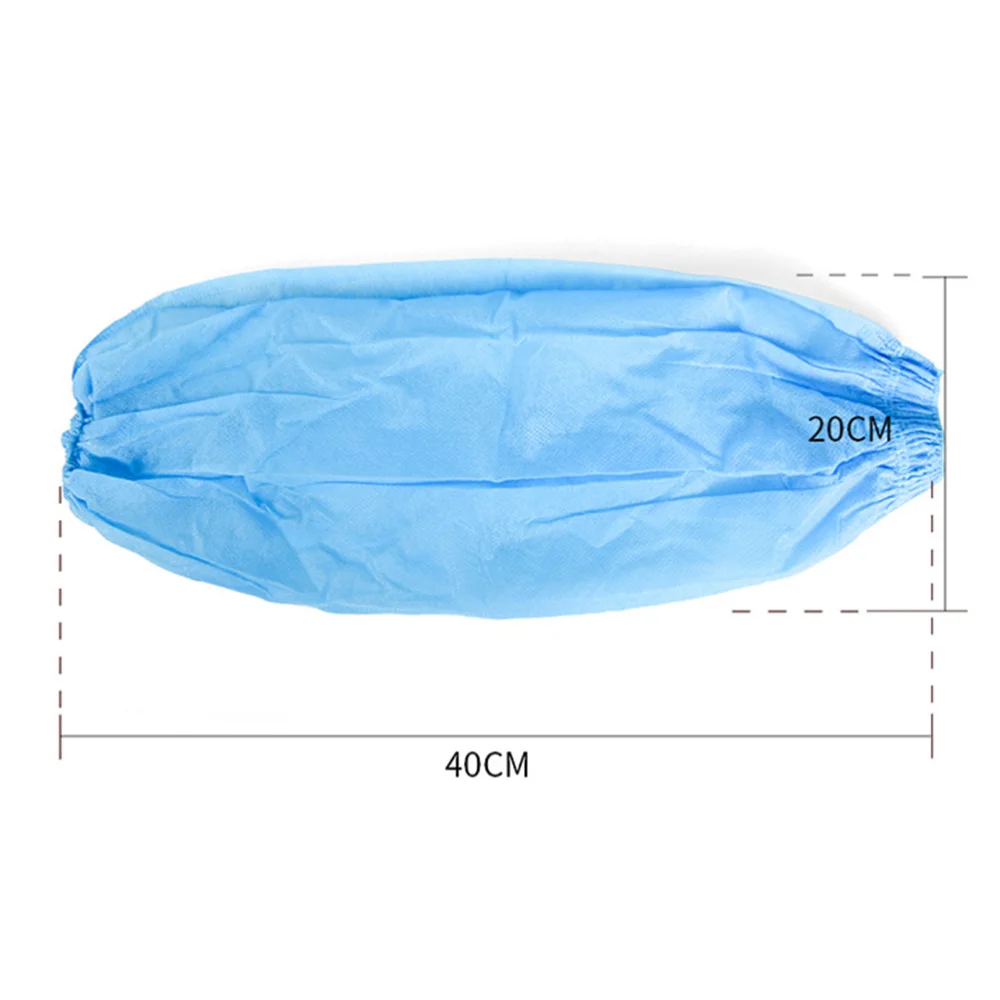

20pcs of 2 Bag Disposable Oversleeve Protective Non-woven Sleeve Covers Oilproof Arm Protector for Home (10pcs for One Bag)