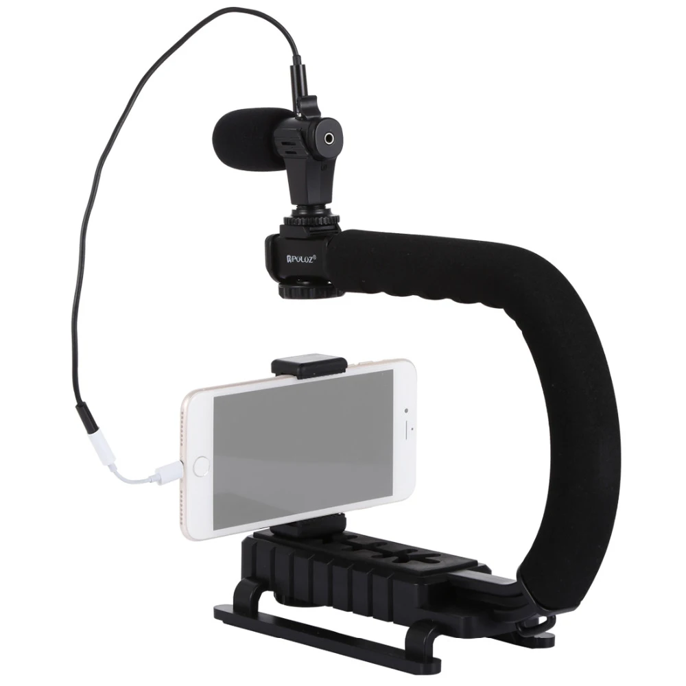 PULUZ u-образный шарнирный шарнир DSLR портативный ручной Держатель DV стабилизатор
