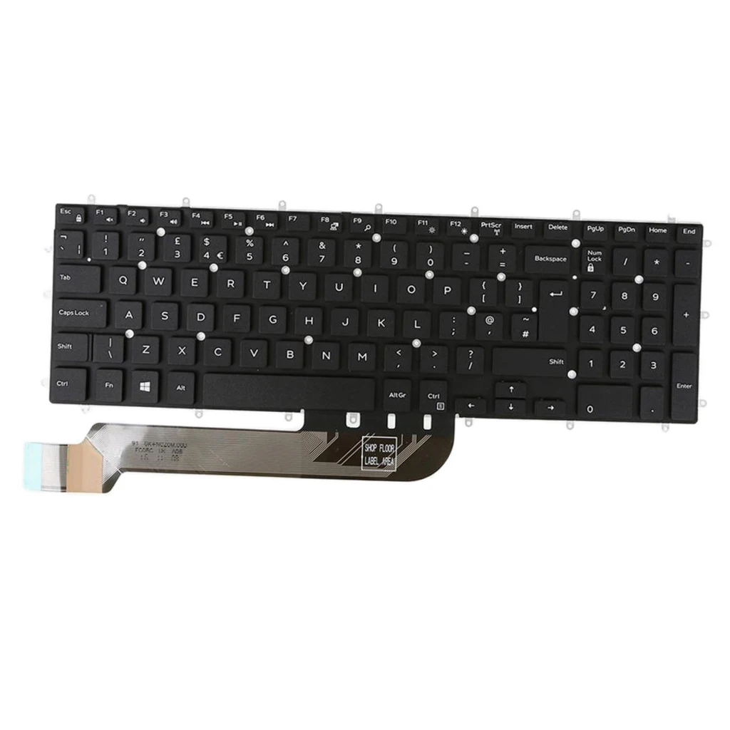 

Replacement 0R0G9T UK Keyboard For Dell Inspiron 15-7566 7567 7577 7786