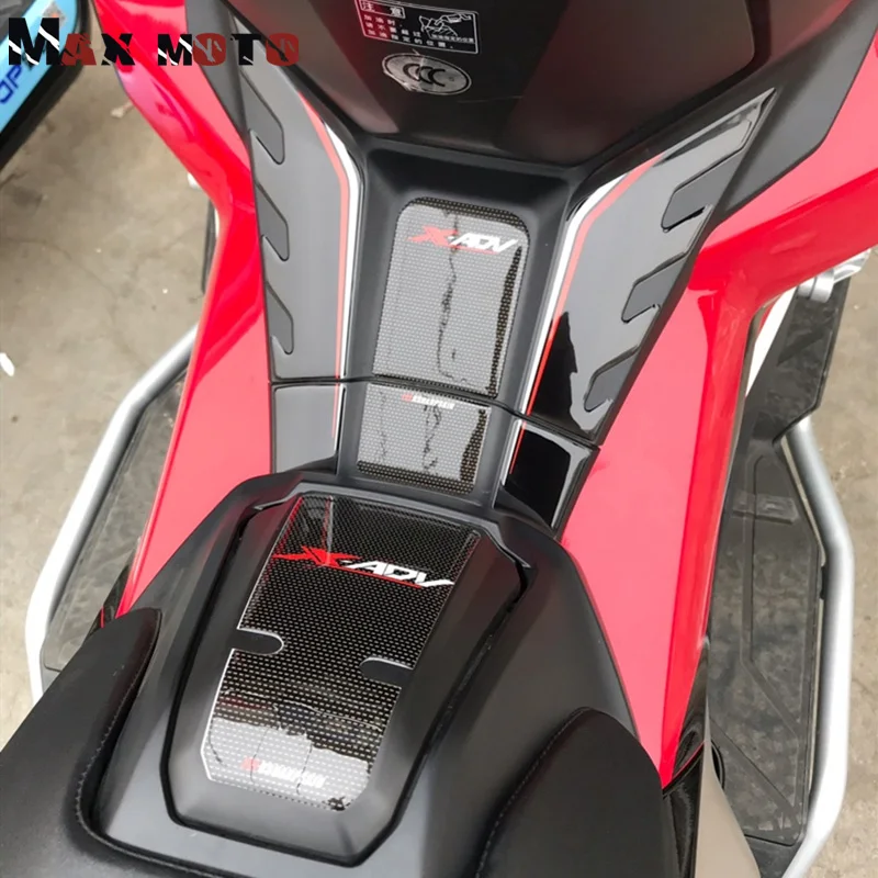 Для HONDA X-ADV750 X-ADV XADV 750 XADV750 2017 2018 2019 Мотоцикл 3D углеродного волокна Танк Pad наклейка