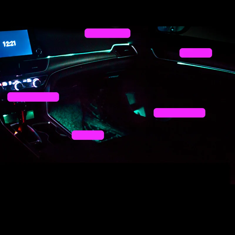 Lsrtw2017 для Honda Accord 10th автомобильный интерьерный атмосферный светильник, декоративный светильник, сменный молдинги, аксессуары