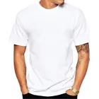 Однотонная футболка 2021, летняя мужская черно-белая однотонная футболка из 100% чистого хлопка, летняя повседневная футболка, бесплатная доставка