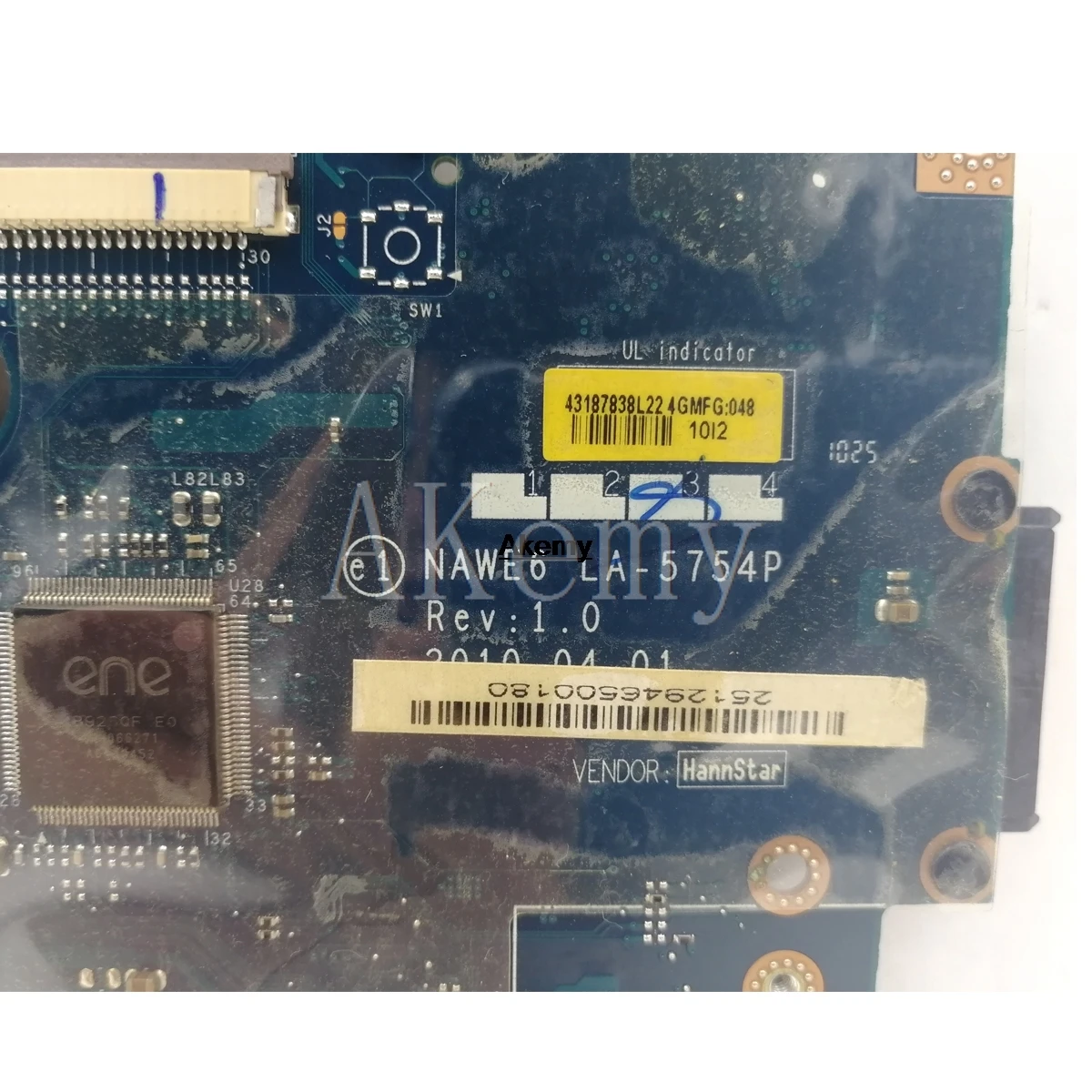 

LA-5754P motherboard For Lenovo G565 Z565 Laptop motherboard Z565 motherboard Test mainboard