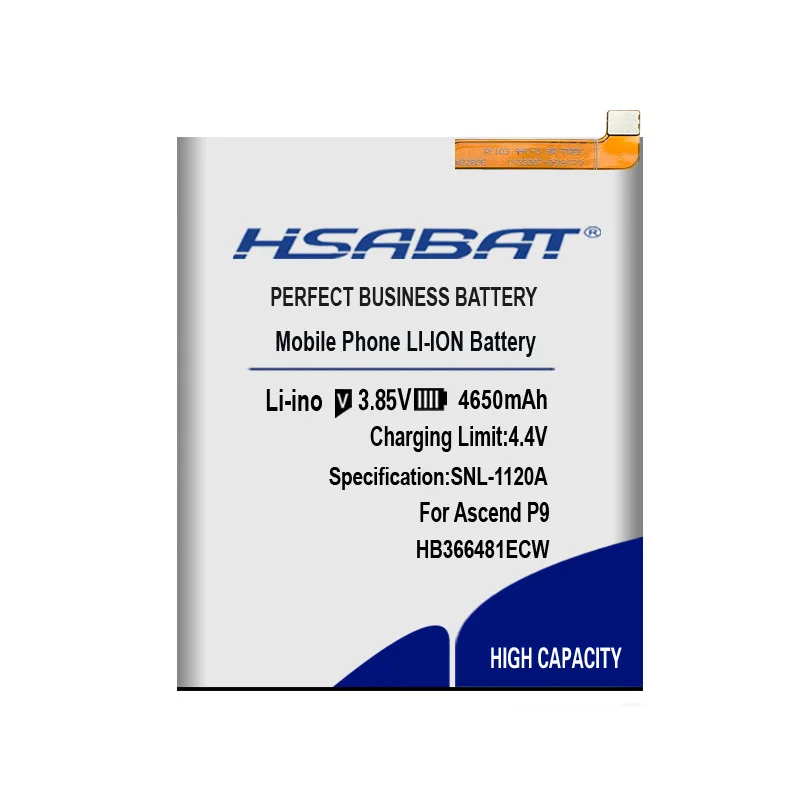 HSABAT 4650 мА/ч, HB366481ECW для huawei P9 5C(P9 9 G9 P10 p20 Lite) G9 honor 8/honor 8 Lite/Y6 II honor 6c pro v9 play Батарея