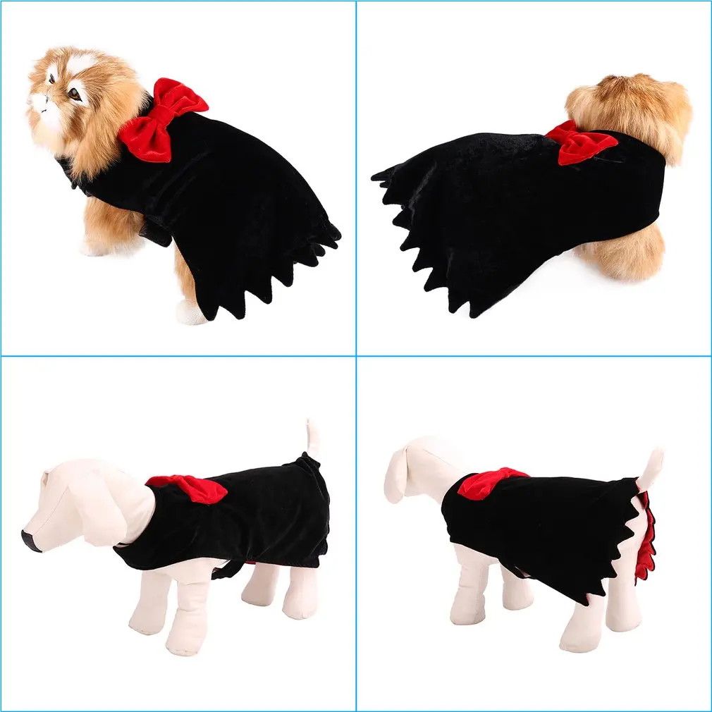 Модная одежда для домашних животных с бантом Элегантная Милая маленьких собак и