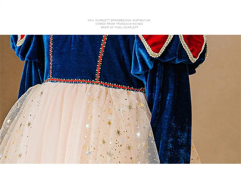 Платье принцессы для девочек платье рождественской вечеринки официальные