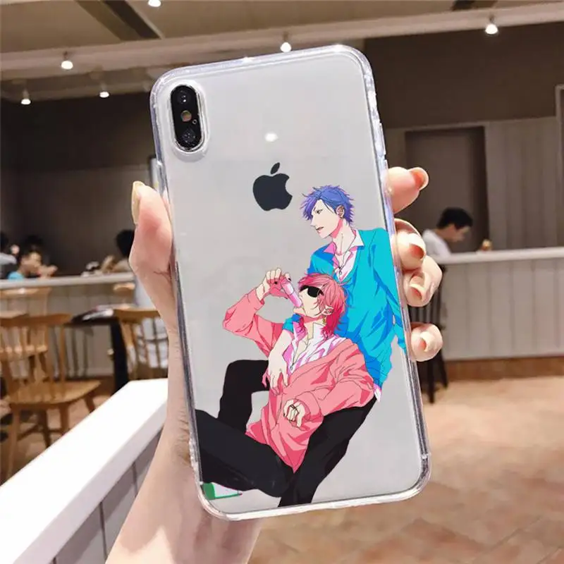 

Yarichin bitch Club Anime Phone Case Transparent soft For iphone 5 5s 5c se 6 6s 7 8 11 12 plus mini x xs xr pro max