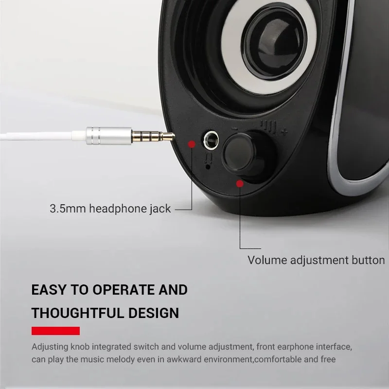 Компьютерный аудио стол сабвуфер aux кабель подключения мобильного телефона мини