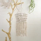 Лампа макраме шикарный потрепанный, абажур Висячие, в стиле бохо, подвесной светильник для современного офиса, спальни, гостиной, детской комнаты, спальни, украшение для дома