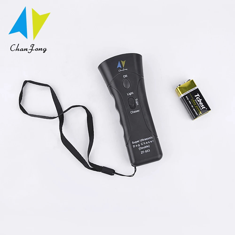

ChanFong Ultrasonic Dog Chaser Training Control Trainer Device Dogs Anti-barking Stop Bark Deterrents Pet Training Device