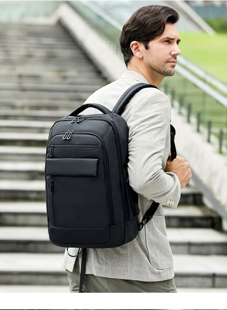 Дорожные Рюкзаки большой емкости для подростков, мужской рюкзак Mochila с защитой от брызг, рюкзак для ноутбука 15,6 дюймов, многослойный вместительный рюкзак