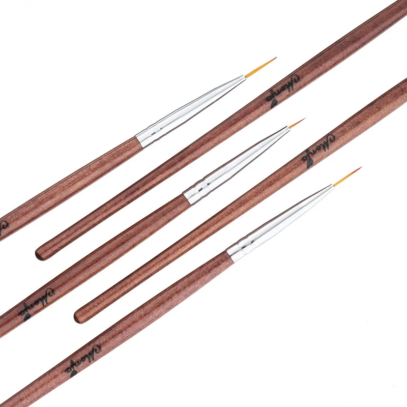 Ультратонкие деревянные ручки для рисования 5 шт./компл./набор ногтей карандаш с