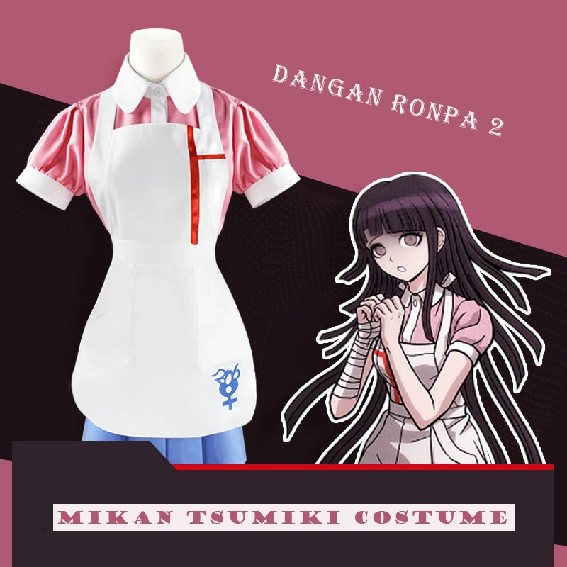 Костюм для косплея Микан цумики из аниме данганронпа 2 костюм девушек и женщин