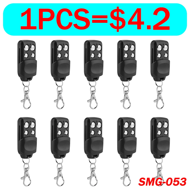 

10PCS Suitable for all 433.92MHz rolling code DOORHAN garage door remote control garage command scimagic-053DOORHAN