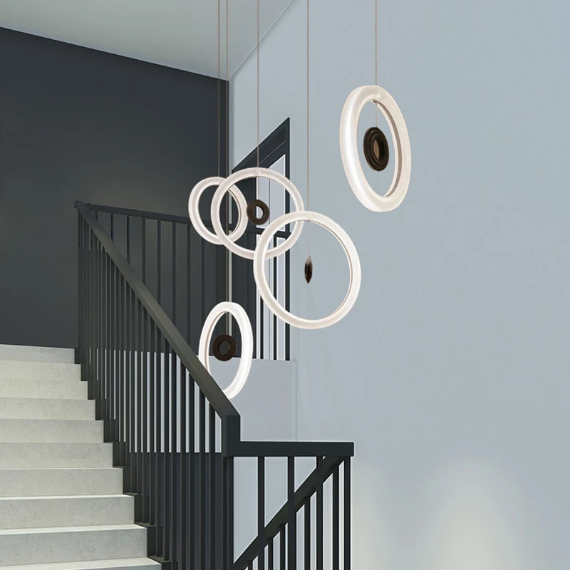 Железные подвесные светильники в скандинавском стиле освещение для гостиной