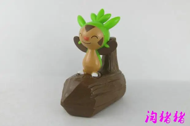 

TOMY Pokemon Action Figure Genuine McDonald's M Note Anime Toy Chespin1 Rare Out-of-print Decoration Model
