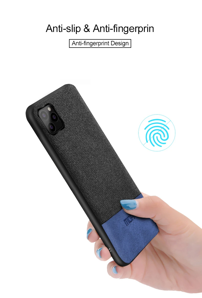 Чехол для iPhone 11 Pro Max, чехол для телефона iPhone 11, Max Cloth, темно-синий, для iPhone 11 Pro max 5,8 6,1 6,5, чехол