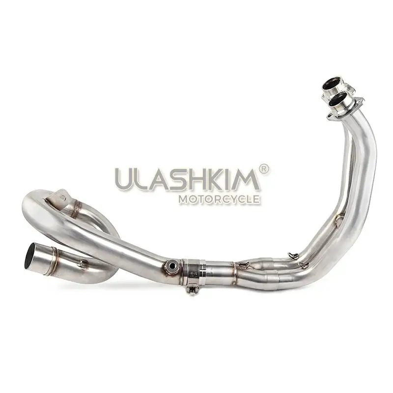 Выхлопная Передняя труба мотоцикла глушитель полная система без шнуровки для