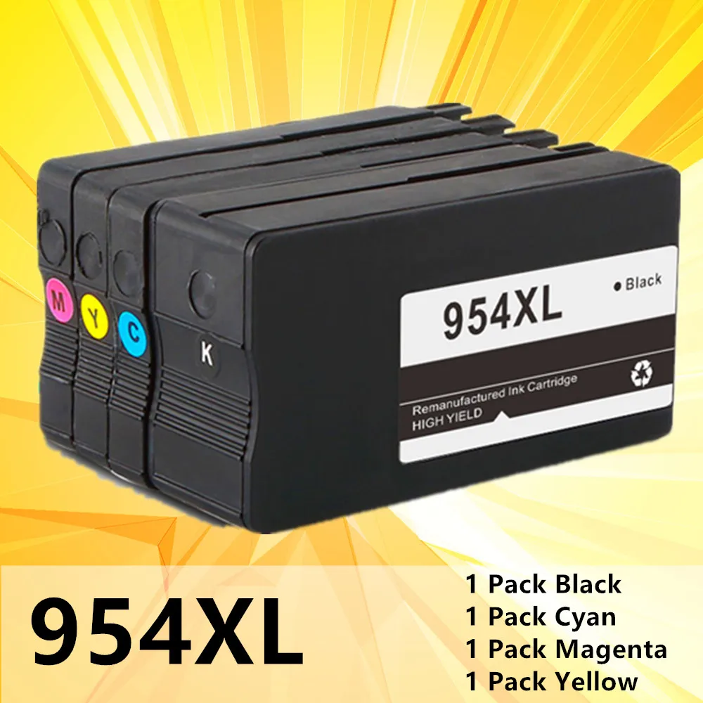 

954XL Ink cartridge for HP 954 hp954 Remanufactured Ink Cartridge For HP Officejet Pro 7740 8210 8710 8715 8720 8725 8730 8740