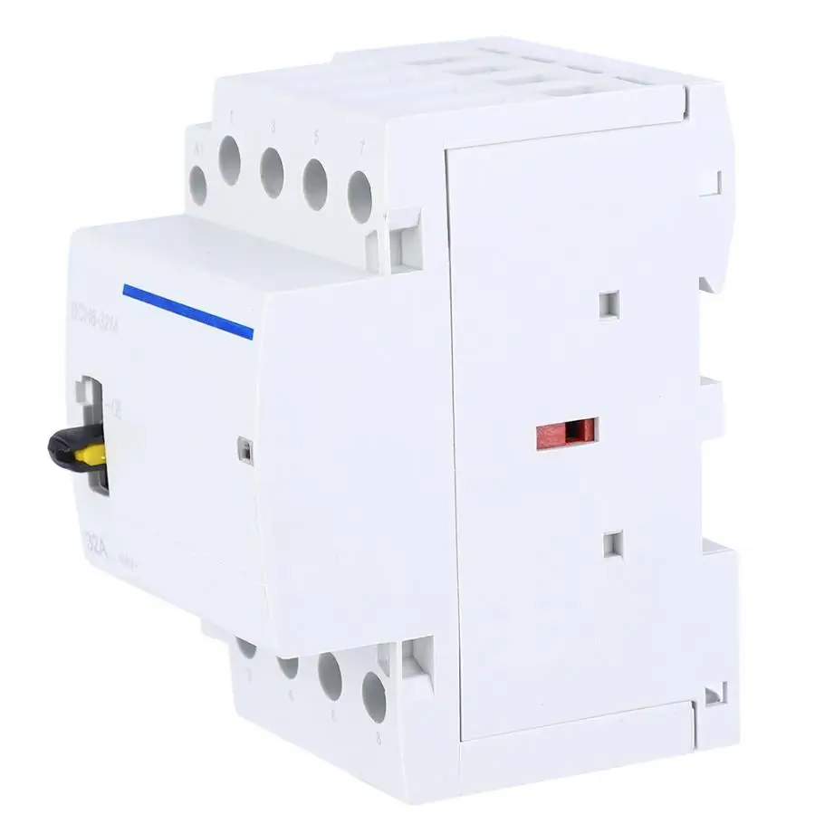 BCH8-32M 230V 4P 32A бытовой AC модульный контактор с ручным управлением переключатель ac |