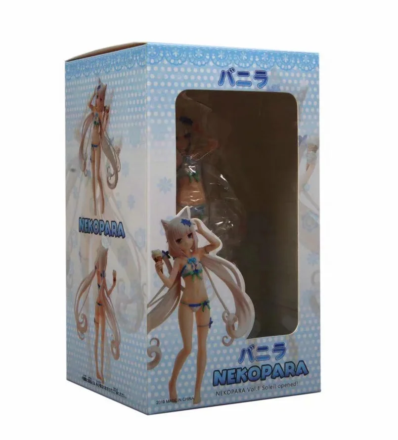 17 см Новинка Native Nekopara Chocola & Vanilla 1/7 Масштаб ПВХ фигурка Аниме Сексуальная девушка