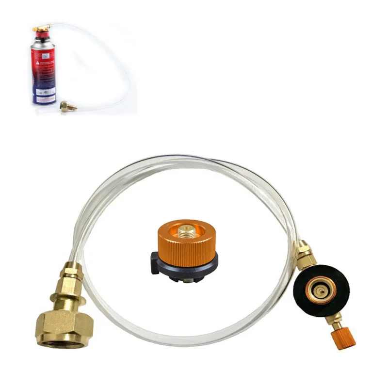 

Outdoor Gas Stove Camping Stove Propane Refill Adapter Burner LPG Flat Cylinder tank Coupler Bottle Adapter Gas Charging Parts