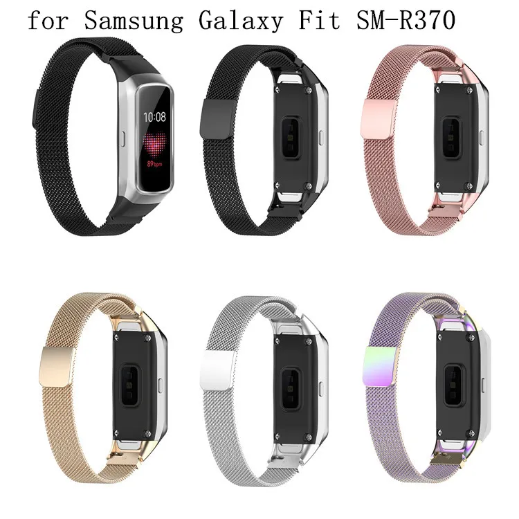 Замена Миланского браслета браслет для Samsung Galaxy Fit SM R370 прочный из нержавеющей