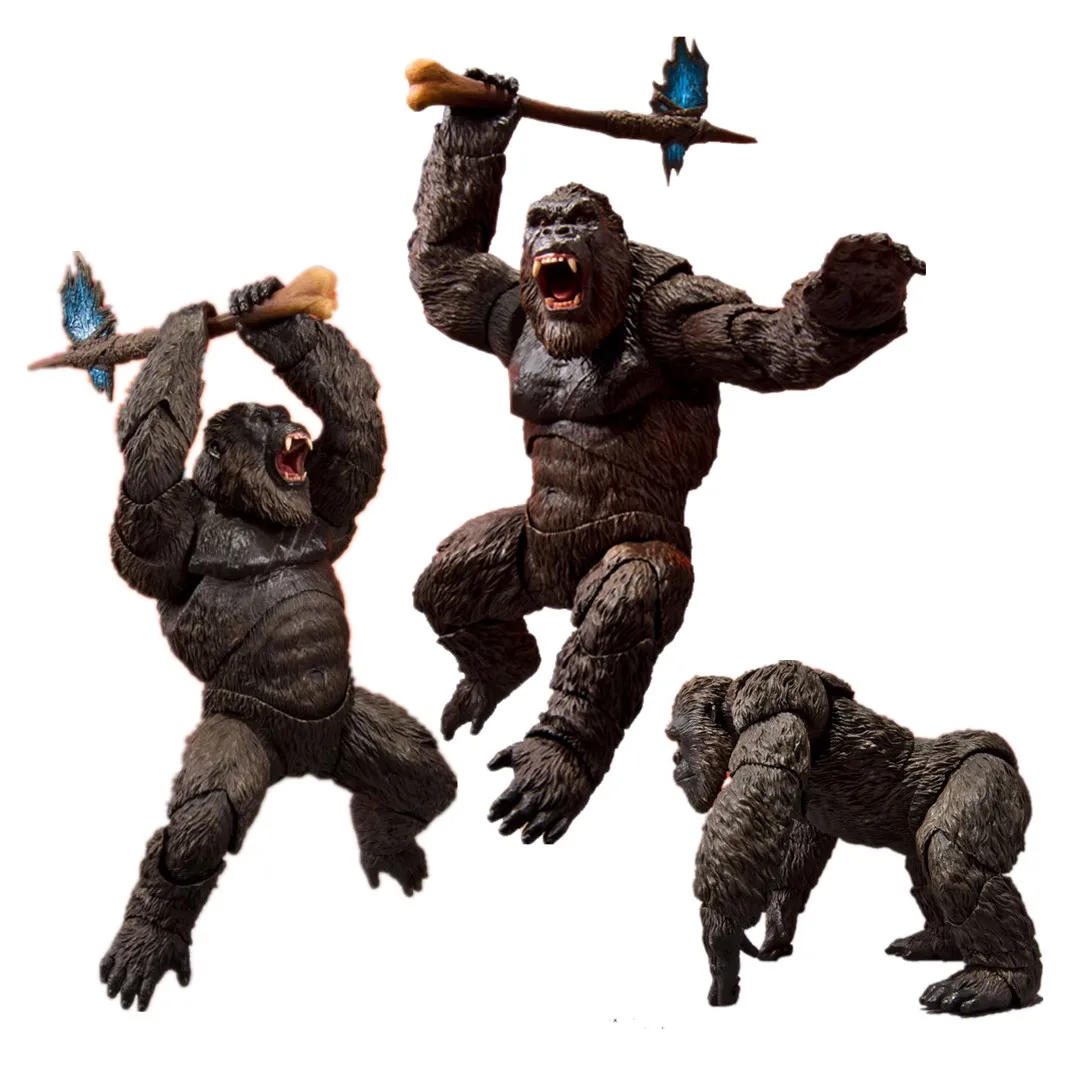 

SHM Movie King Kong Action Figure Toys Figurine Kingkong Figure Collection Action Figure Model Toy Gift