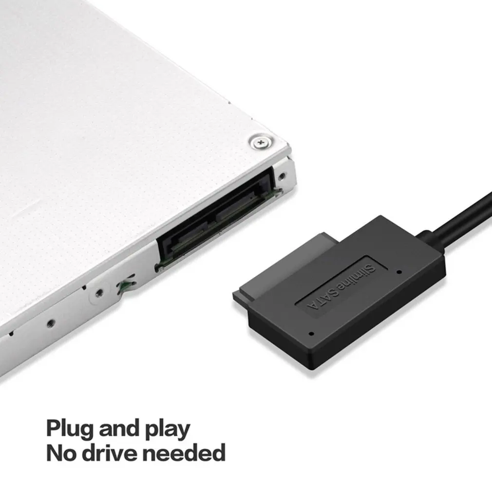 Кабель-переходник с USB 2 0 на Mini Sata II 7 + 6 13Pin для ноутбука DVD / CD ROM | Компьютеры и офис
